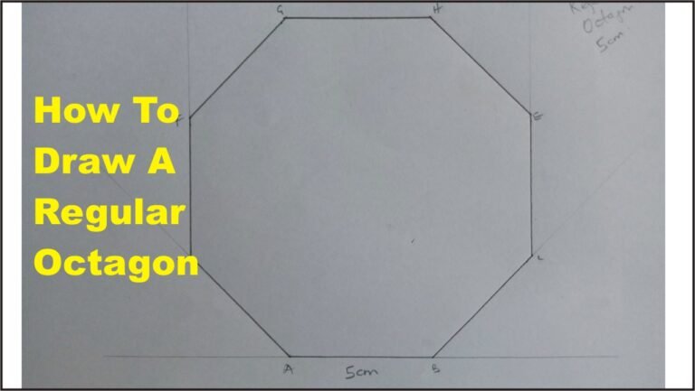 How To Draw An Octagon When Given The Length Of The Sides - PA Academy