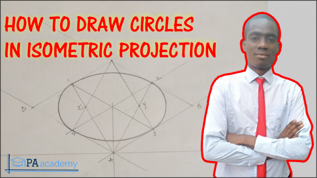 How to Draw a Circle in Isometric Projection. Very Simple Method of