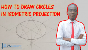 How to Draw a Circle in Isometric Projection. Very Simple Method of ...