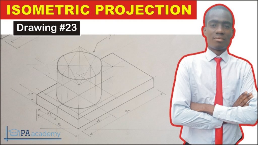 how to draw any object in isometric projection