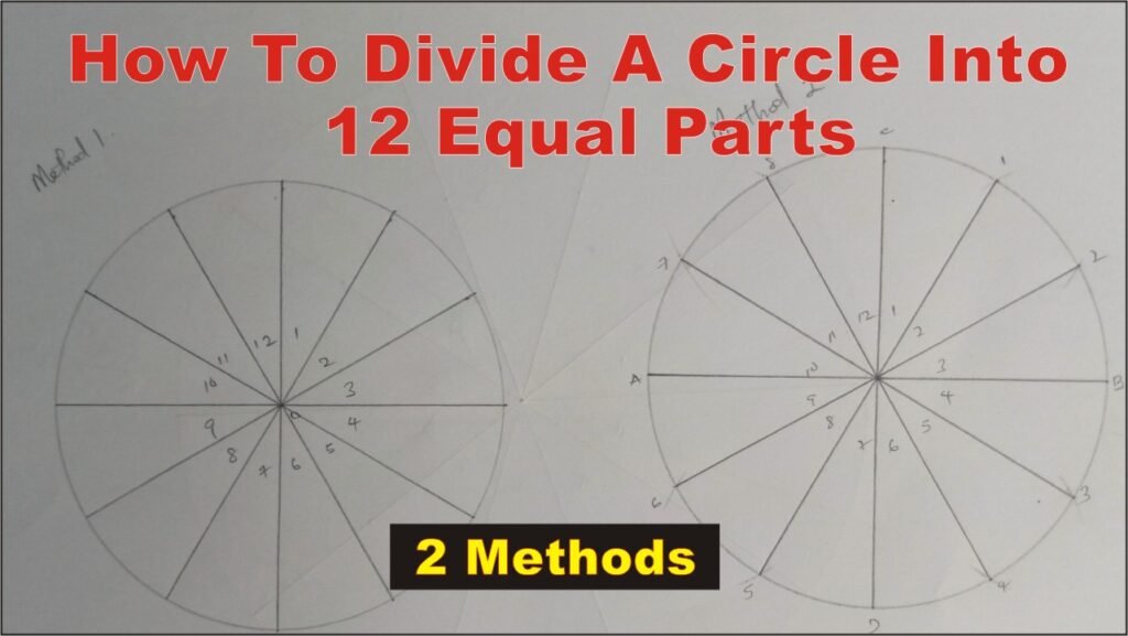 How To Divide A Circle Into Equal Parts Pa Academy