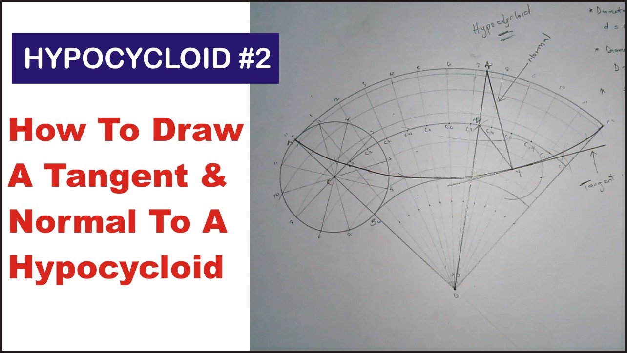 How to Draw a Tangent and Normal to a Hypocycloid Curve - PA Academy